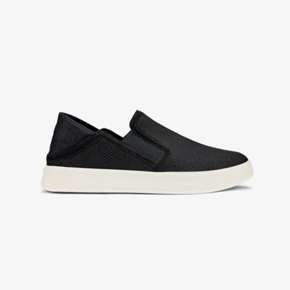 OluKai Shoes - Olukai Ki'ihele Women's Sneakers Black Slip On Comfort Shoes 20452